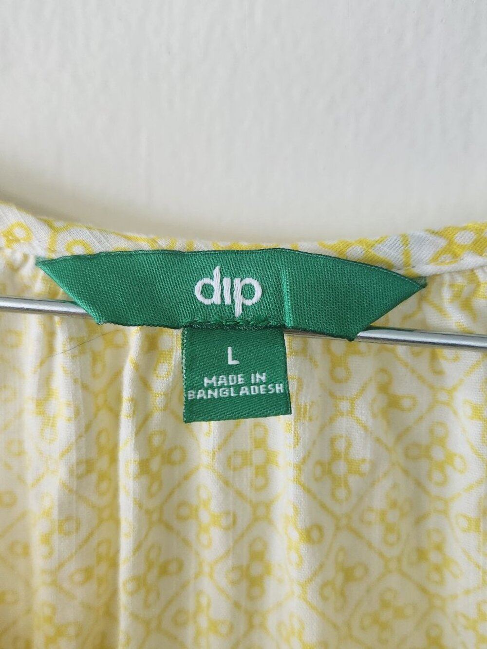 DIP Boho Yellow Ruffle Blouse - Picture 3 of 3